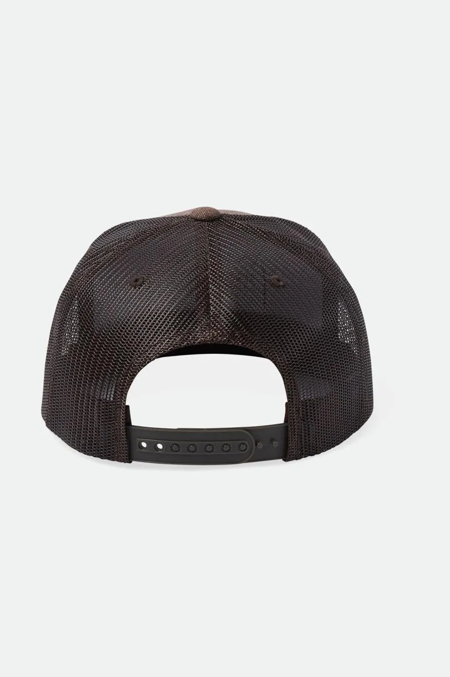Palmer Proper MP Trucker Hat - Dark Earth/Dark Earth sold by Brixton product image thumbnail 2