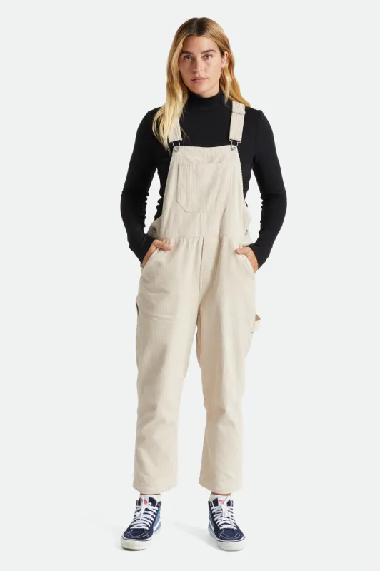 Christina Crop Overall - Beige sold by Brixton