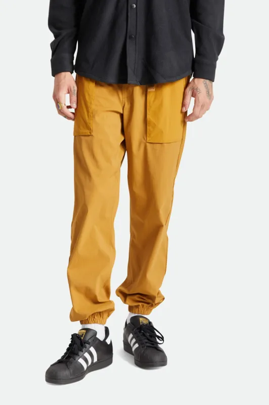 Jupiter Service Utility Pant - Medal Bronze sold by Brixton