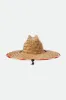 Alpha Square Lifeguard Hat - Tan/Aloha Red sold by Brixton