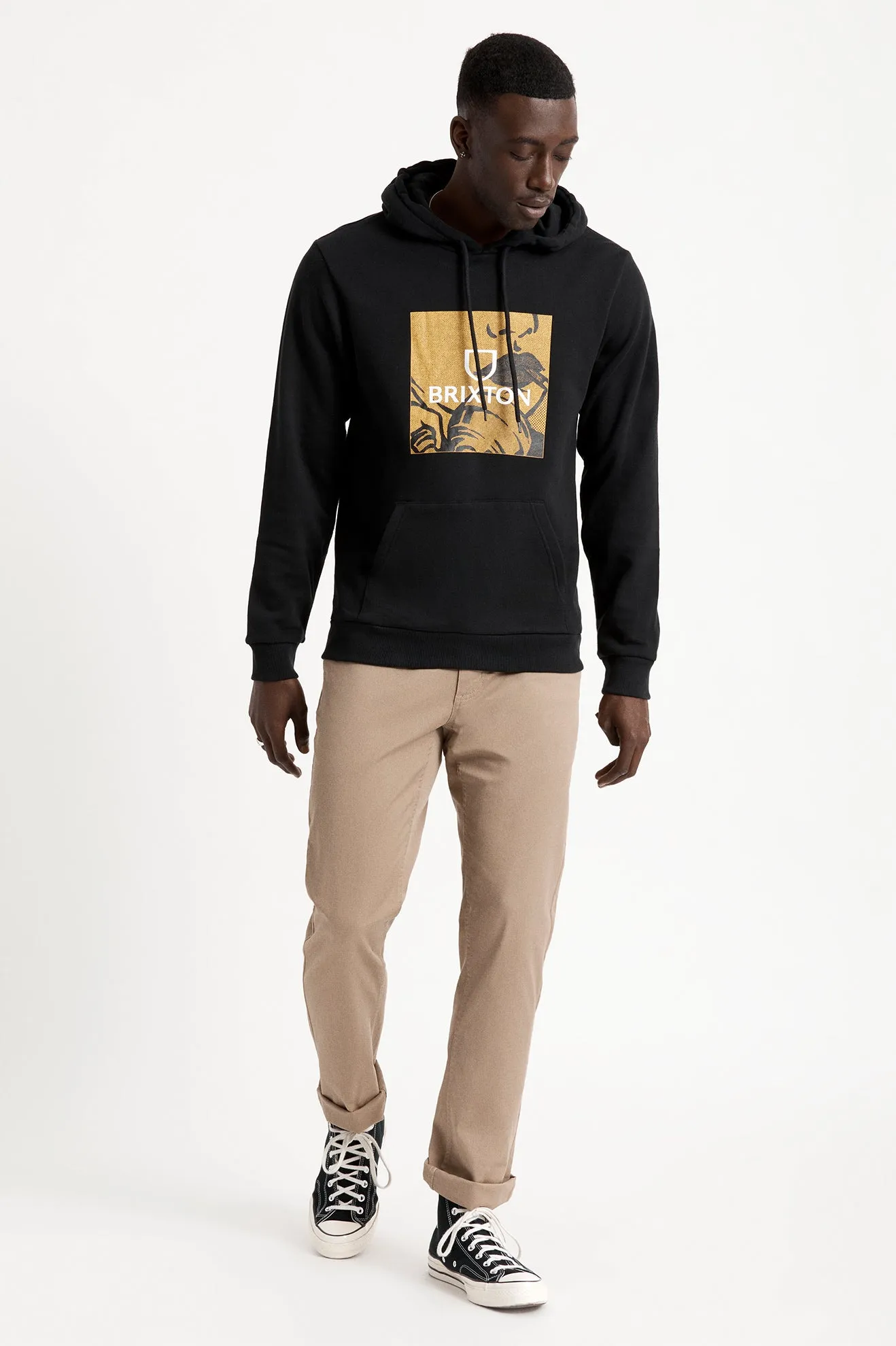 Alpha Square Art Hood - Black sold by Brixton product image thumbnail 4