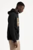 Alpha Square Art Hood - Black sold by Brixton
