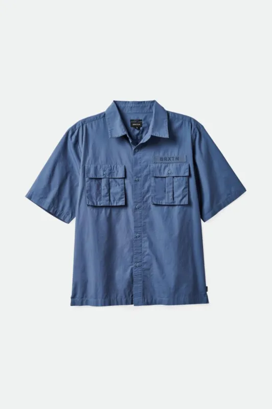 Surplus S/S Woven - Pacific Blue sold by Brixton