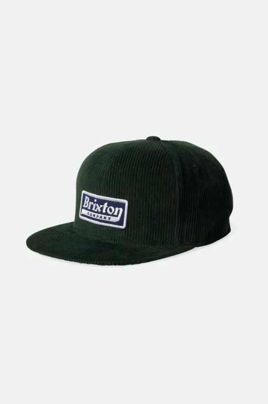 Steadfast HP Snapback - Pine Needle Cord sold by Brixton