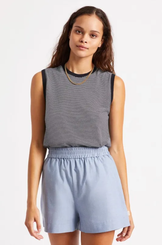 Cynthia Muscle Tank - Black sold by Brixton