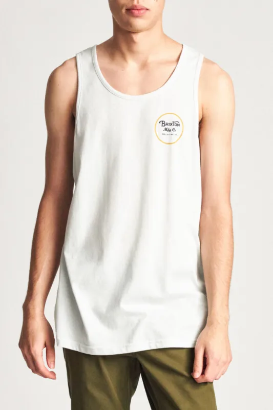 Wheeler Tank Top - Cloud sold by Brixton