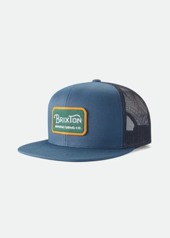 Grade Mesh Cap - Washed Navy/Evergreen sold by Brixton