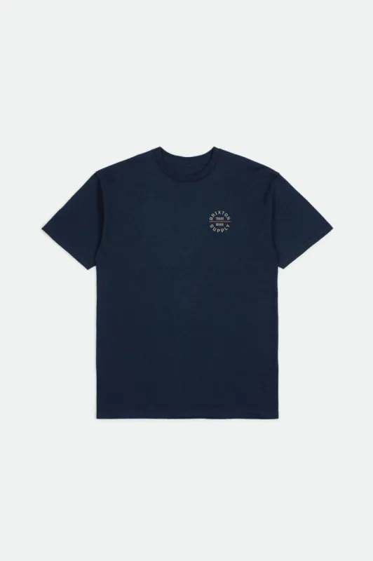 Oath V S/S Standard Tee - Navy sold by Brixton