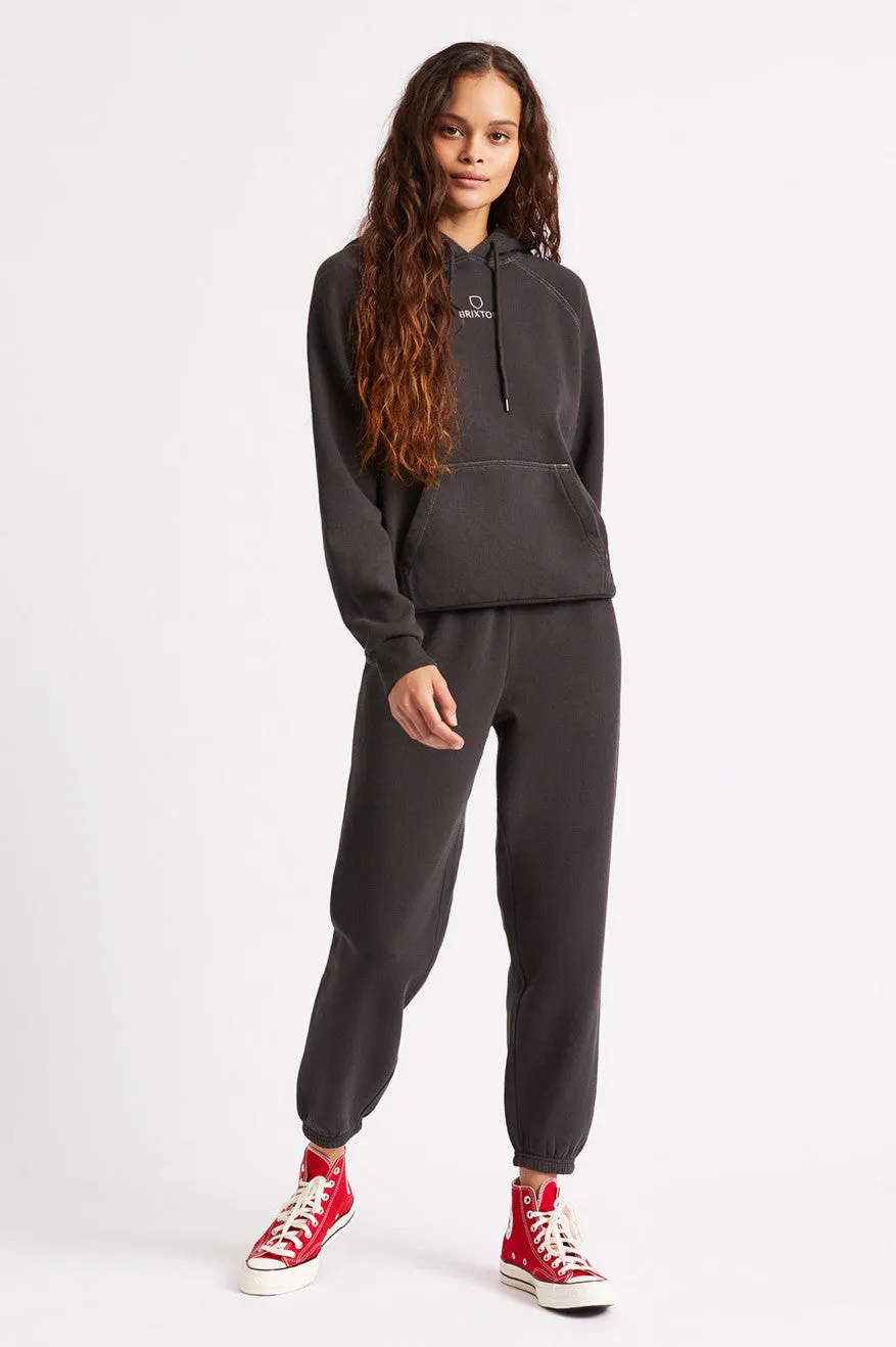 Vintage Raglan Hoodie - Washed Black sold by Brixton product image thumbnail 2