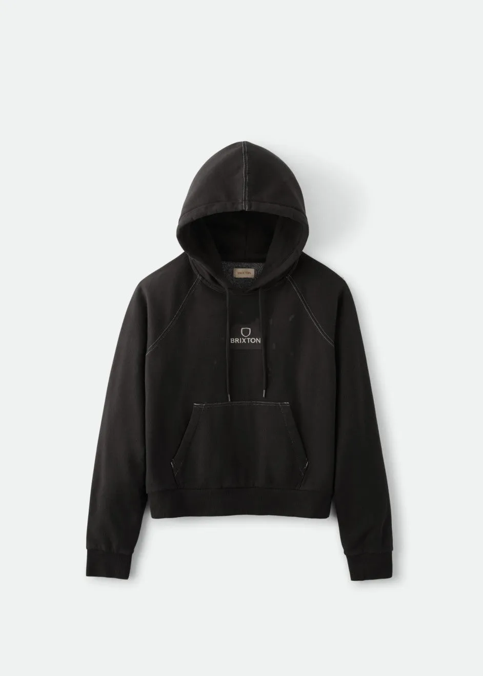 Vintage Raglan Hoodie - Washed Black sold by Brixton product image thumbnail 5