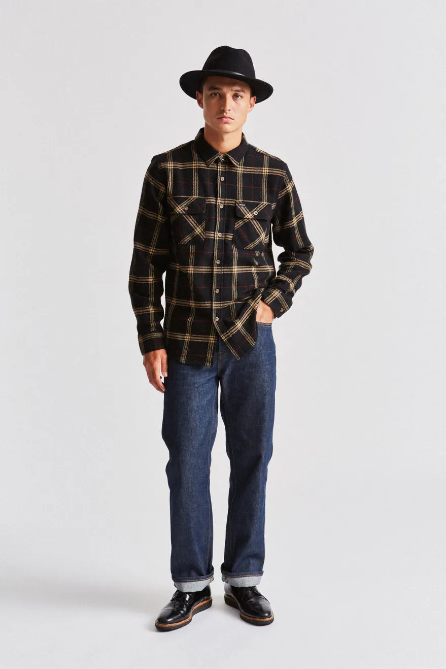 Bowery L/S Flannel - Black/Ivory sold by Brixton product image thumbnail 3