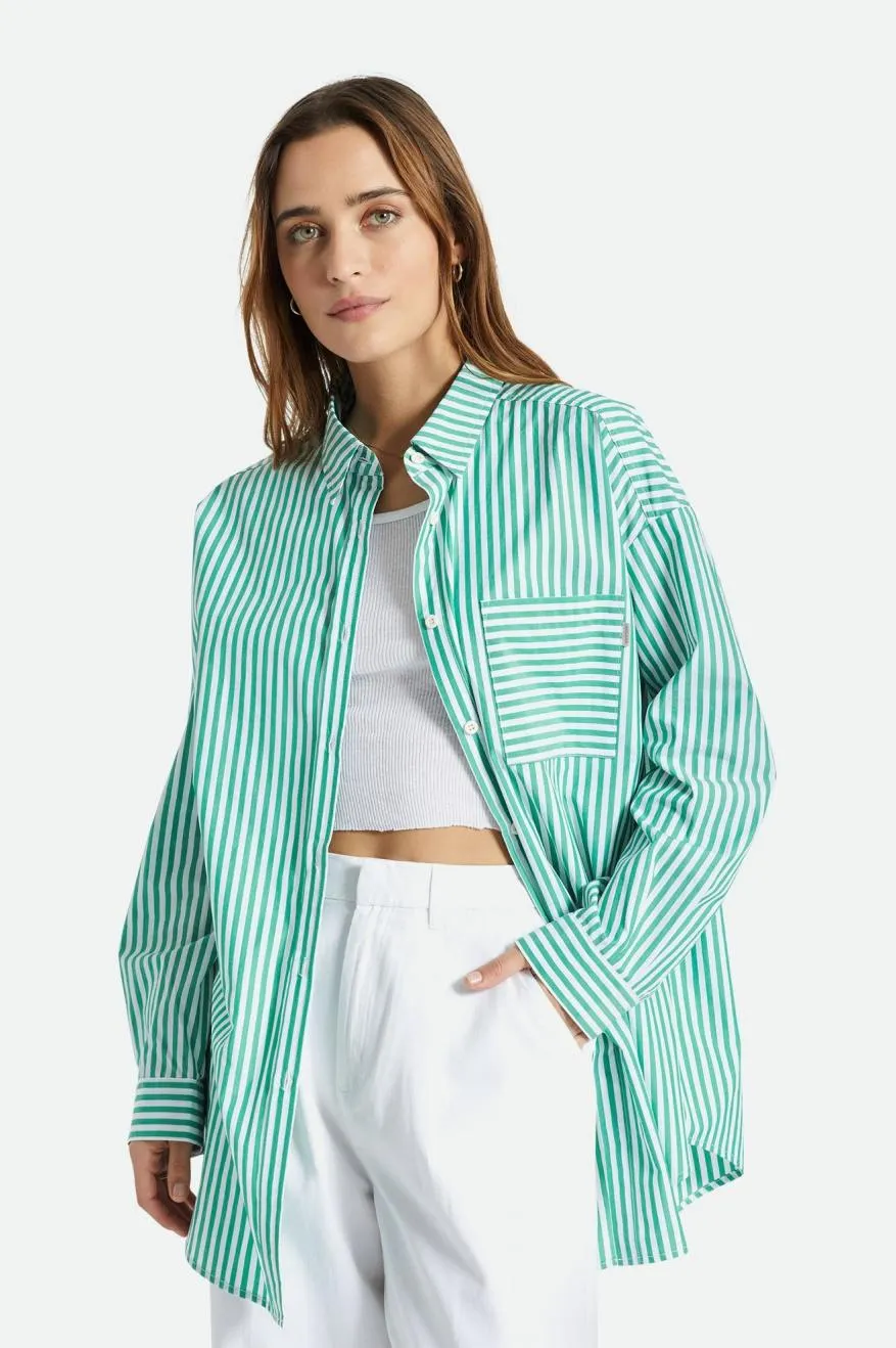 Sidney Oversized L/S Woven - Leprechaun sold by Brixton product image thumbnail 2