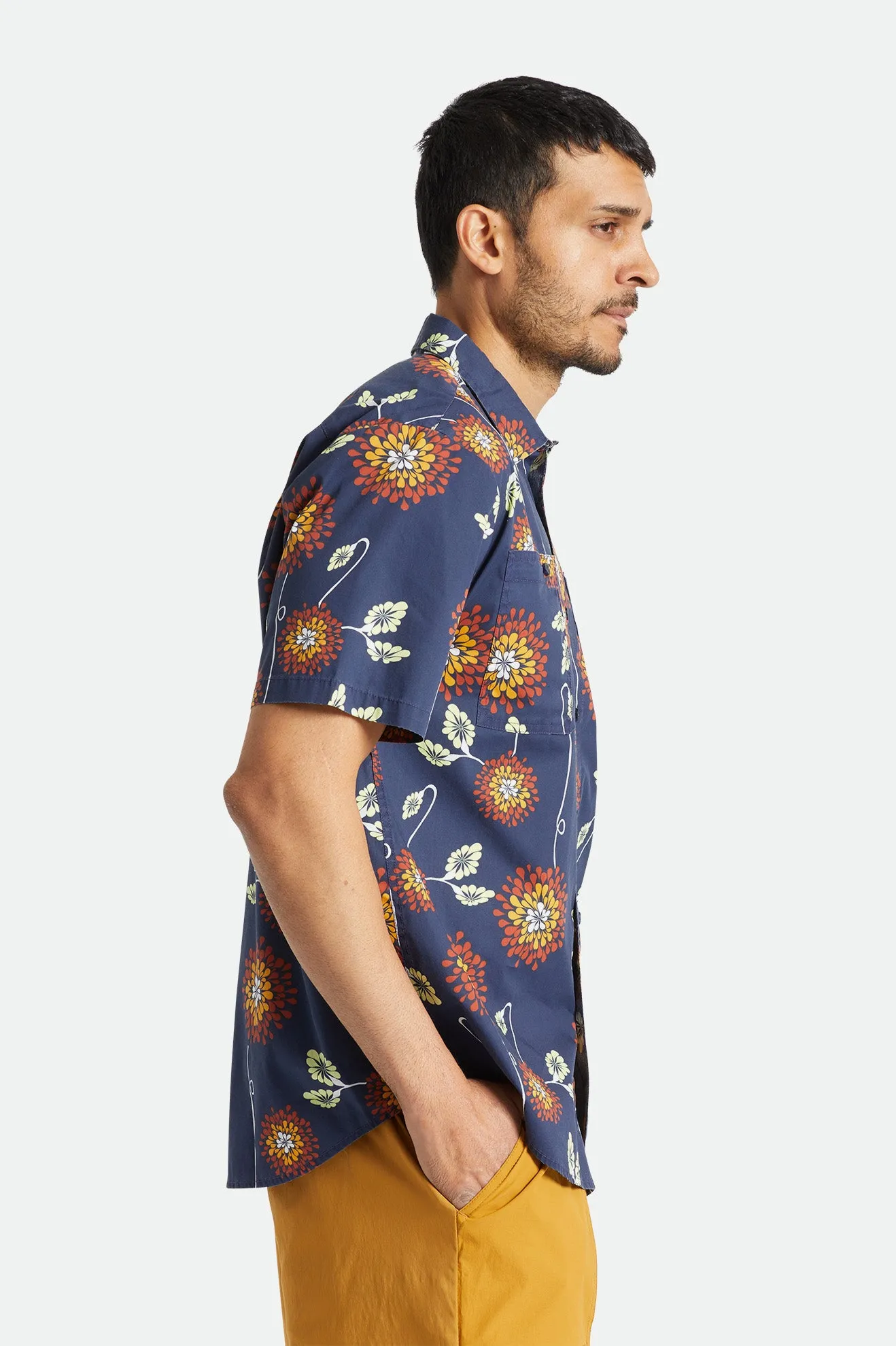 Charter Utility S/S Woven - Navy sold by Brixton product image thumbnail 3