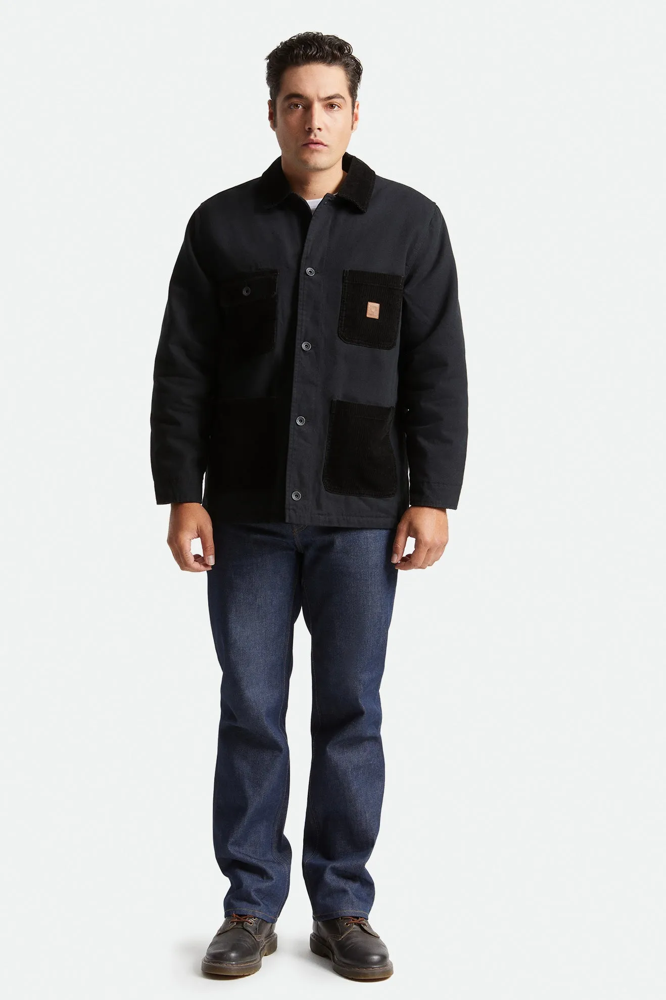 Union Survey Reserve Chore Coat - Black sold by Brixton product image thumbnail 3