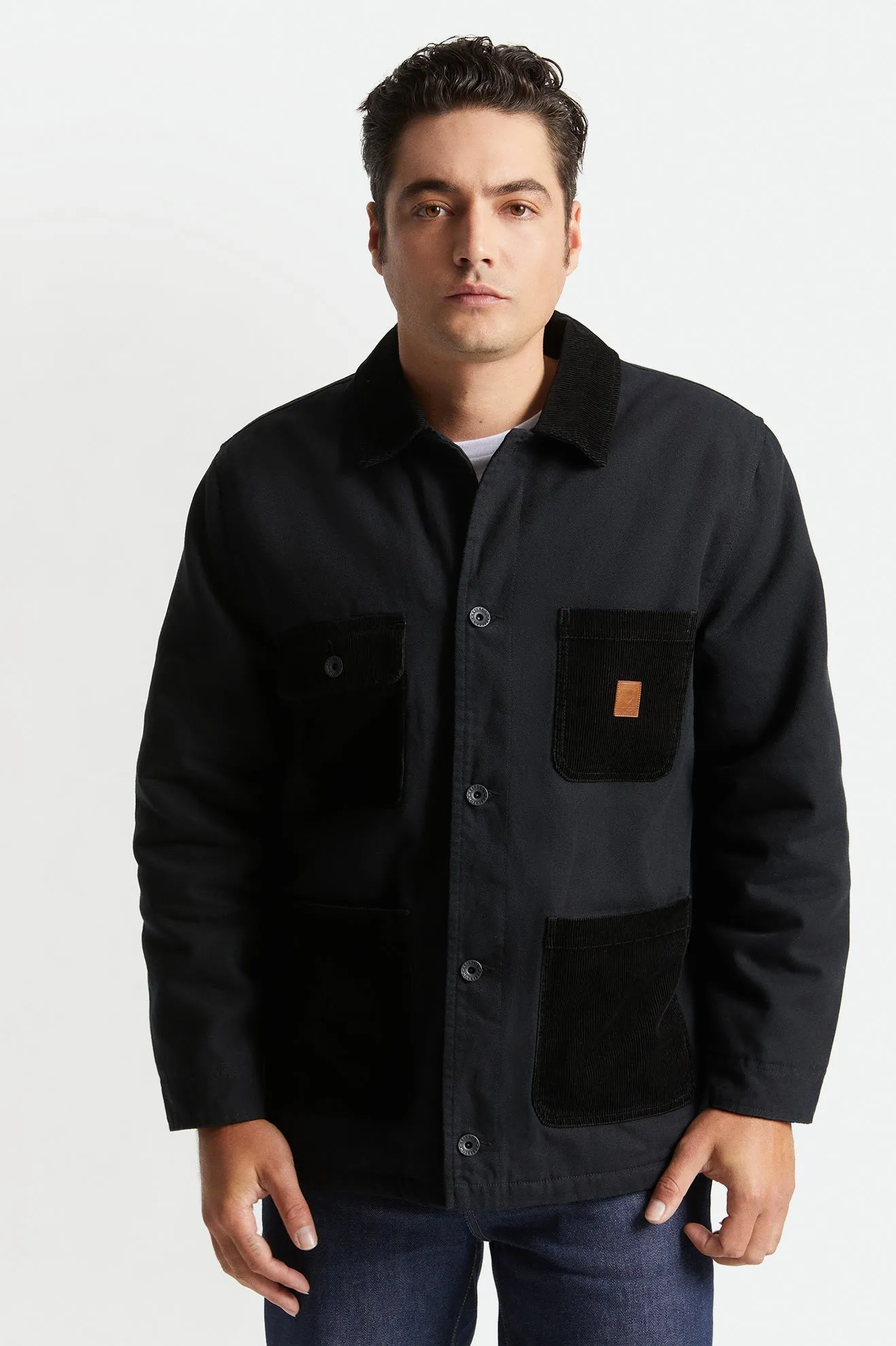 Union Survey Reserve Chore Coat - Black sold by Brixton product image thumbnail 2