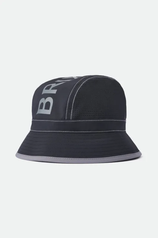 Links Utility Packable Bucket Hat - Black sold by Brixton