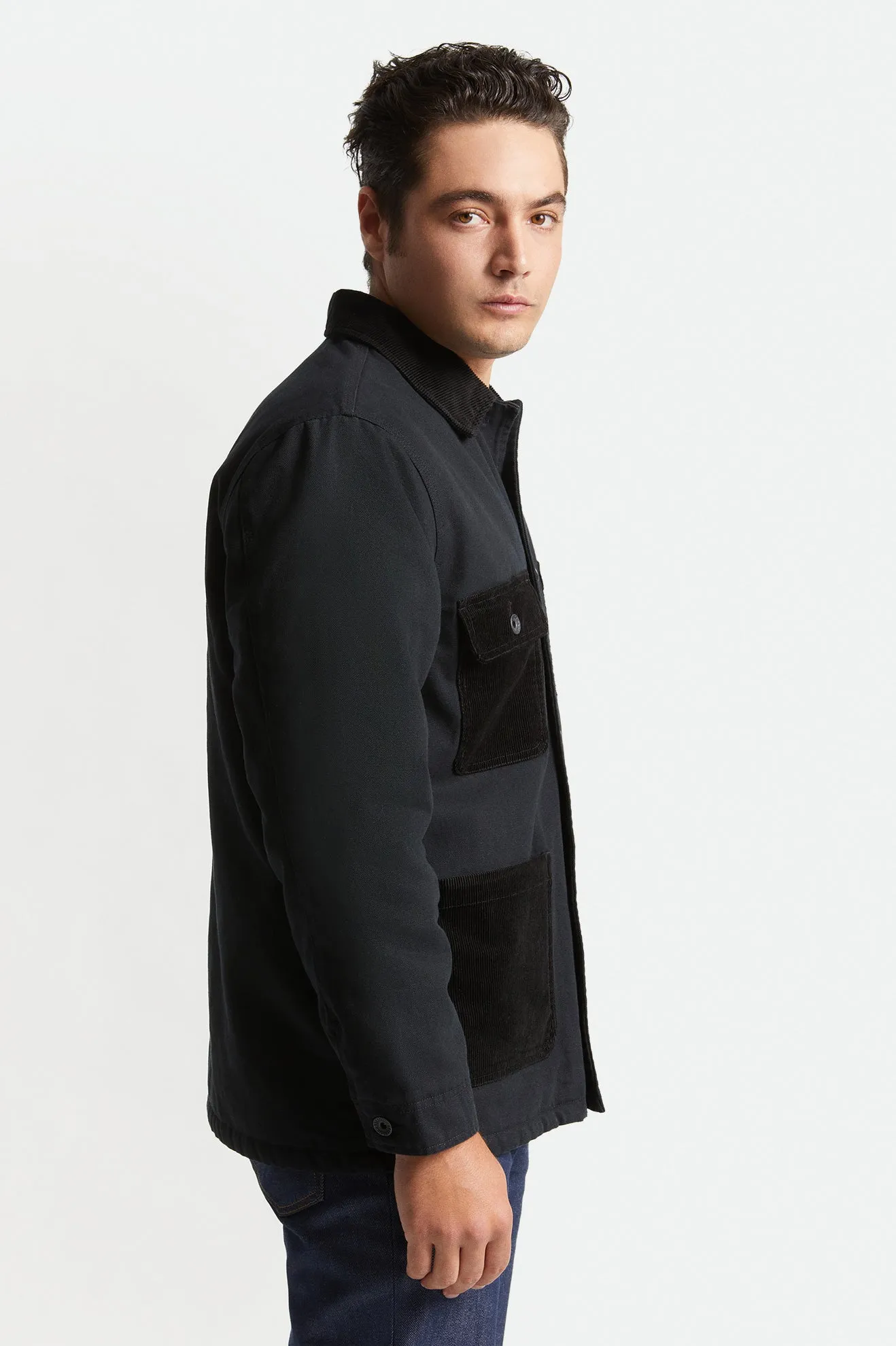 Union Survey Reserve Chore Coat - Black sold by Brixton product image thumbnail 4