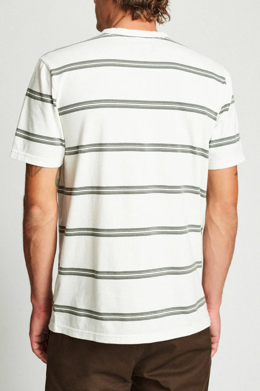 Hilt Washed S/S Pocket Tee - Off White/Pine sold by Brixton product image thumbnail 3