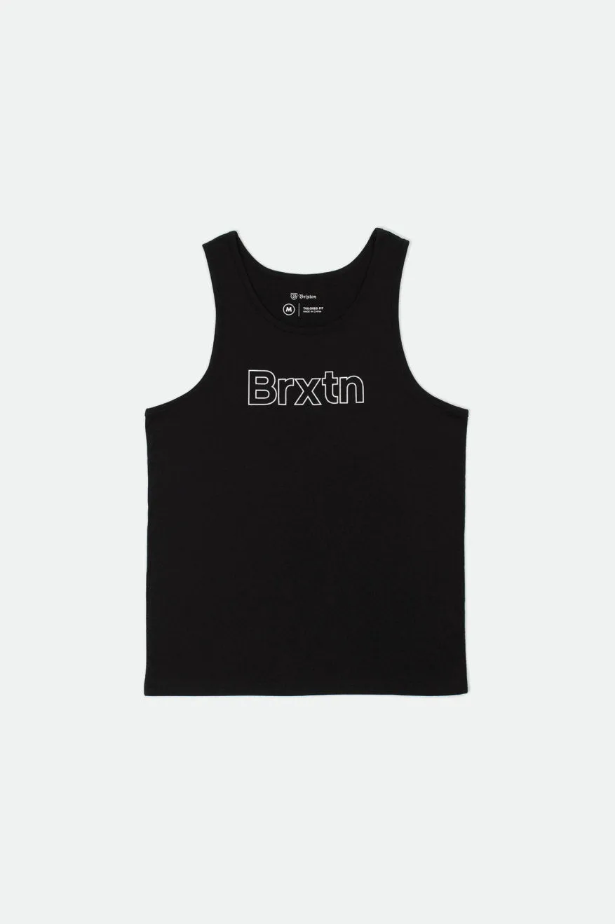 Gate Tank - Black sold by Brixton