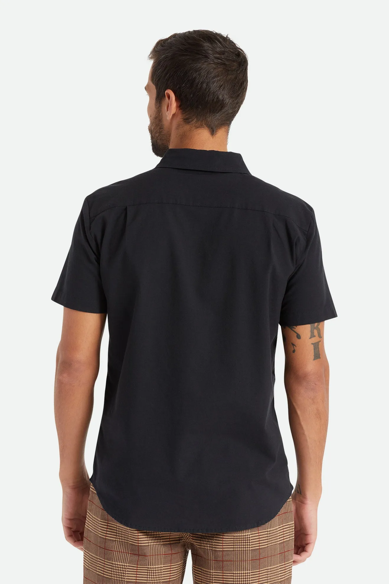 Charter Oxford S/S Woven Shirt - Black sold by Brixton product image thumbnail 4