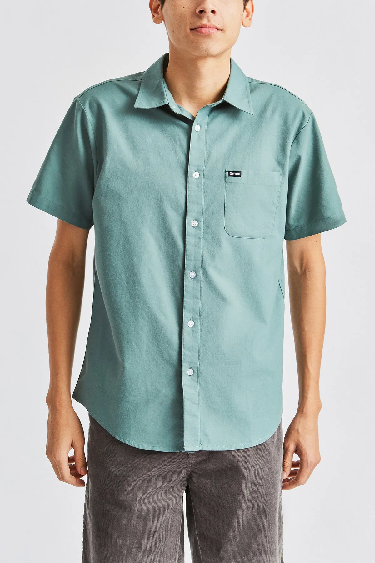 Charter Oxford S/S Woven - Jade sold by Brixton product image thumbnail 3