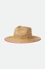 Joanna Festival Hat - Honey/Pink sold by Brixton