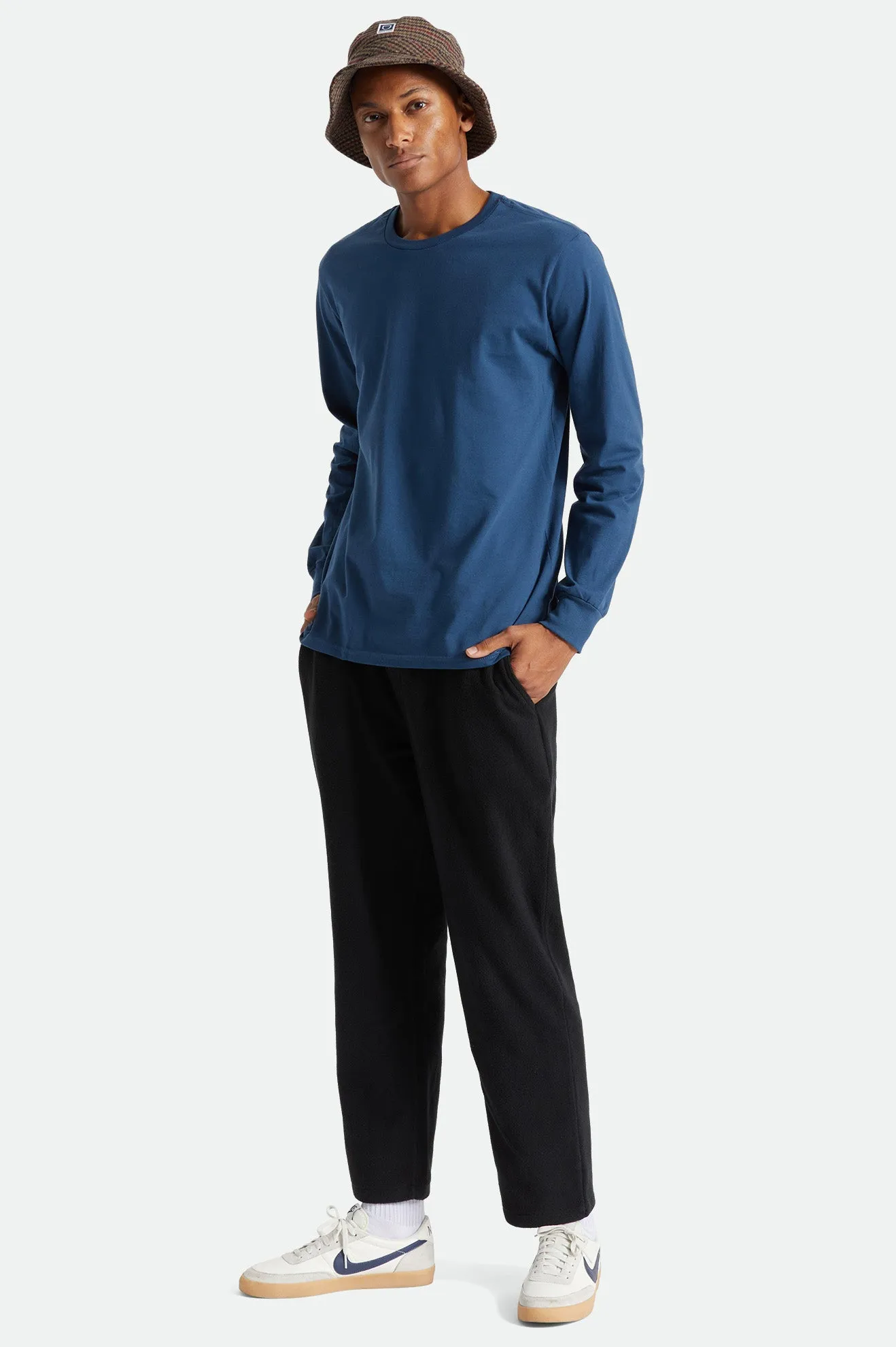 Basic L/S Tee - Joe Blue sold by Brixton product image thumbnail 2