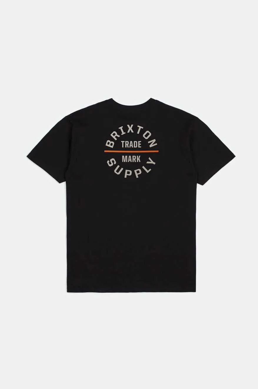 Oath V S/S Standard T-Shirt - Black/Whitecap/Persimmon Ornage sold by Brixton product image thumbnail 2