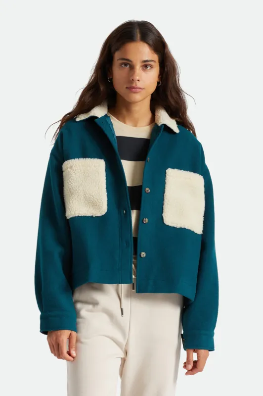 Bowery Women's Jacket - Atlantic Deep sold by Brixton