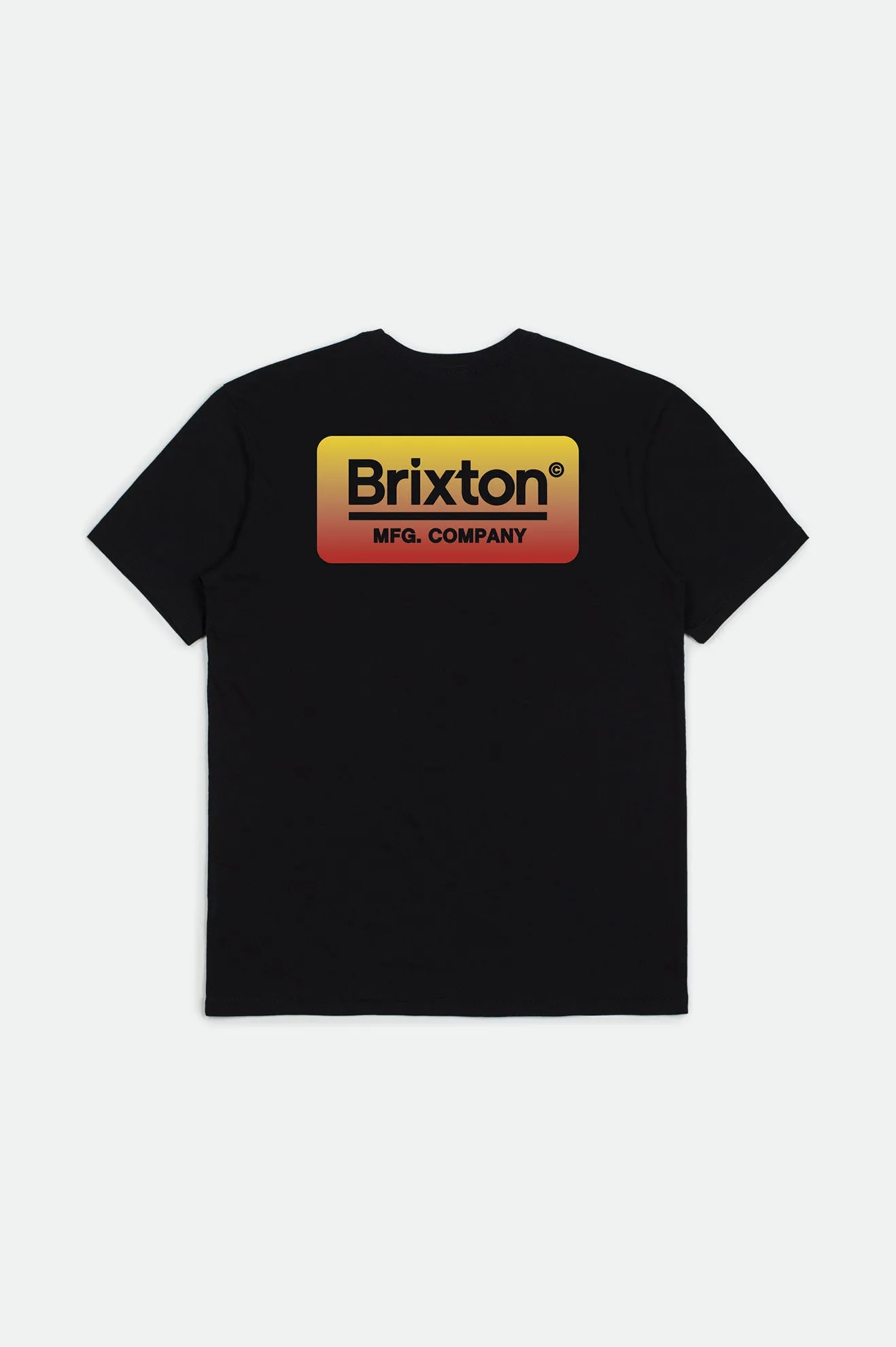 Palmer S/S Standard Tee - Black/Yellow/Red sold by Brixton product image thumbnail 2