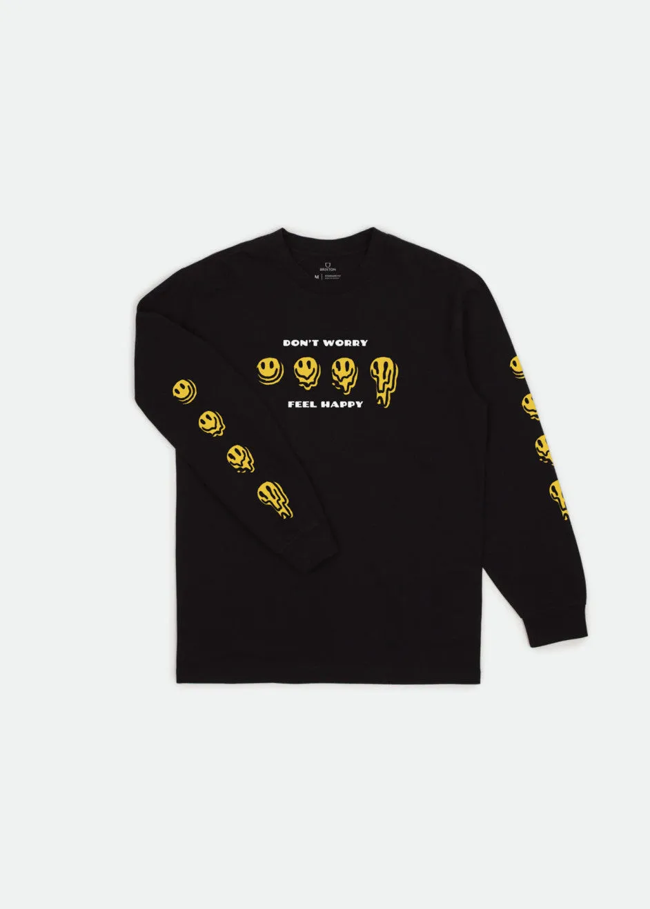 Melter II L/S Standard Tee - Black sold by Brixton