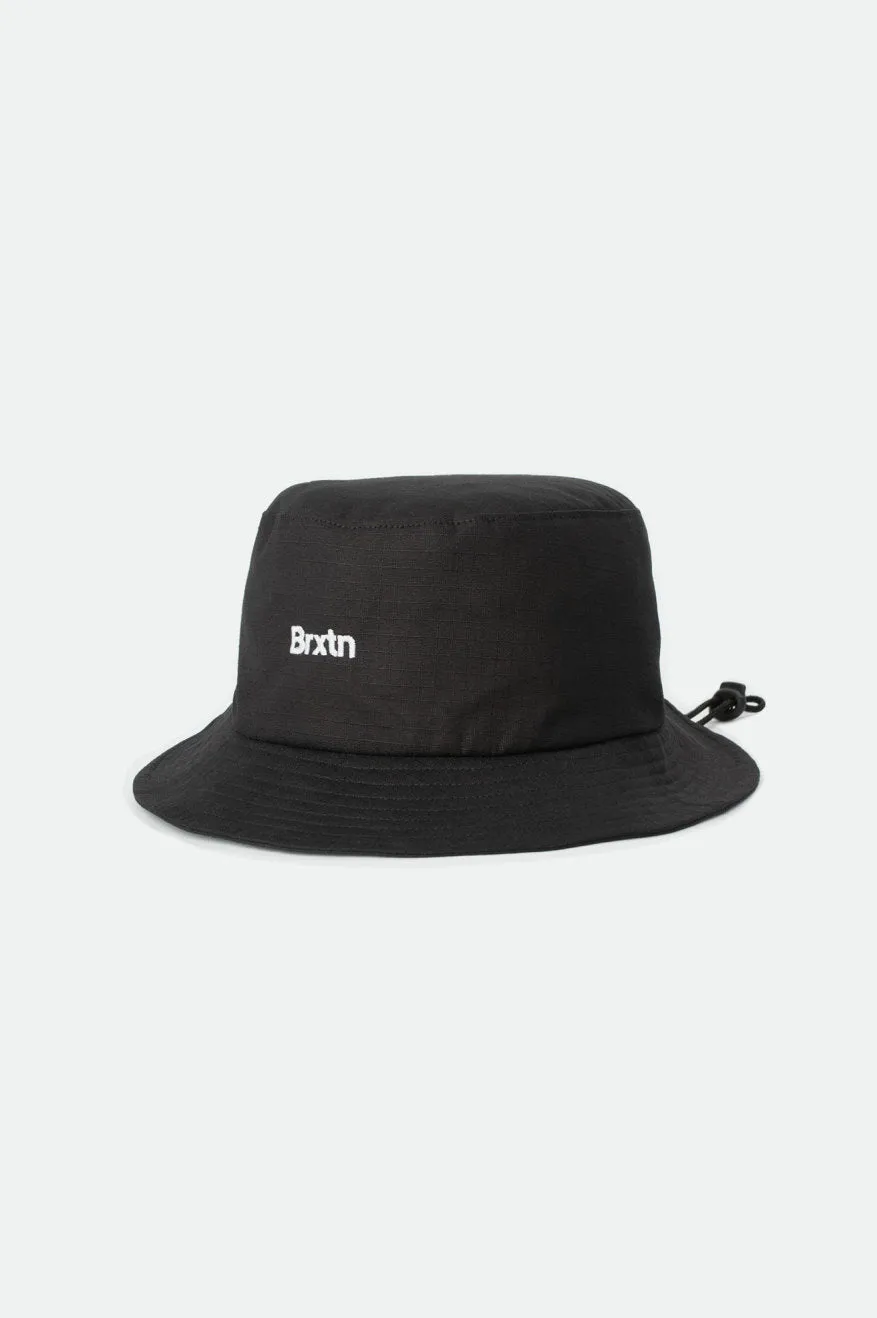 Gate Bucket Hat - Black sold by Brixton