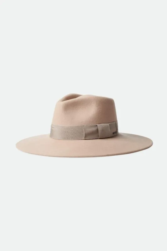Joanna Felt Hat - Light Fawn sold by Brixton