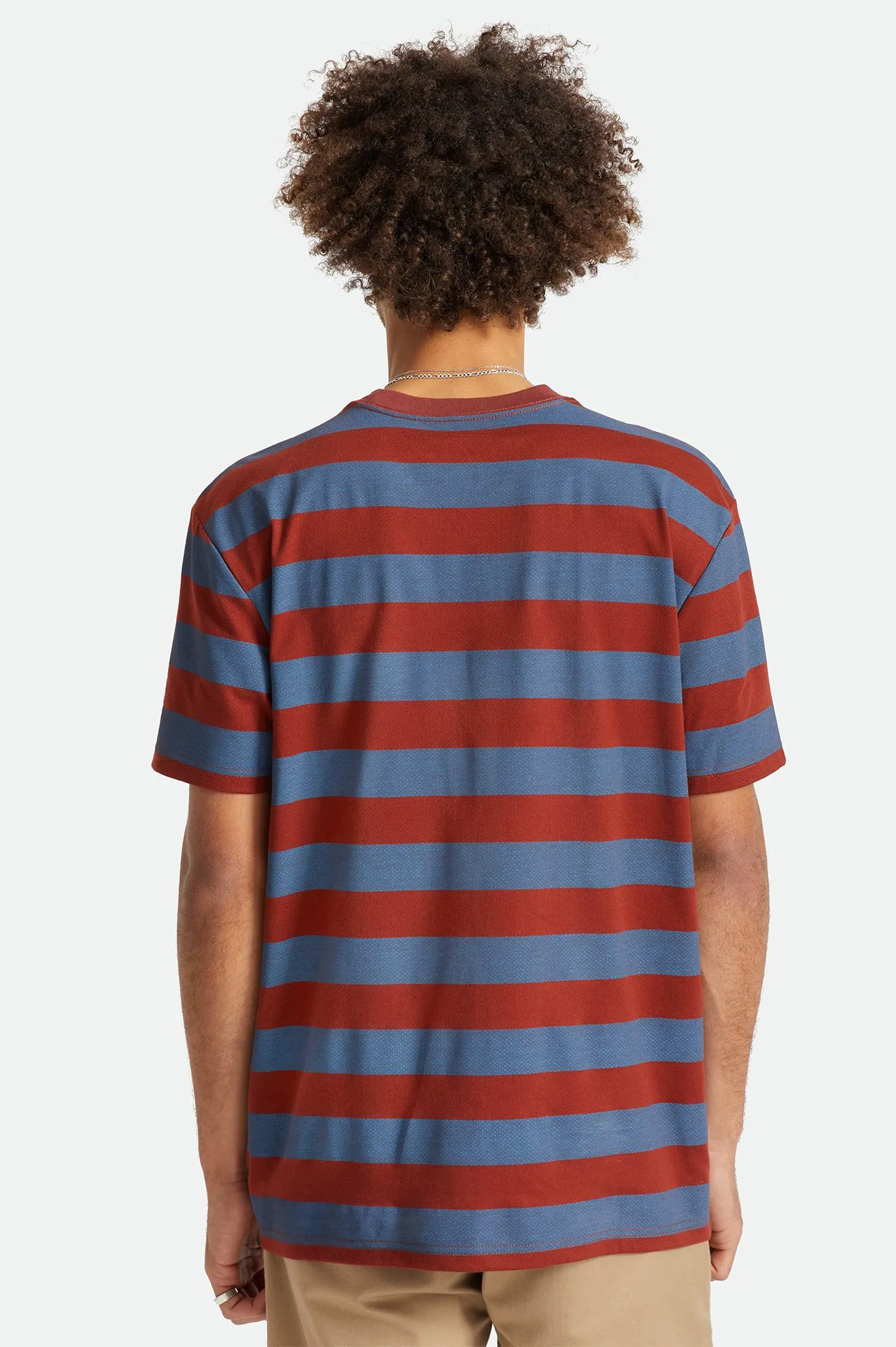 Hilt Utility S/S Pocket Knit - Dark Brick/Joe Blue sold by Brixton product image thumbnail 5