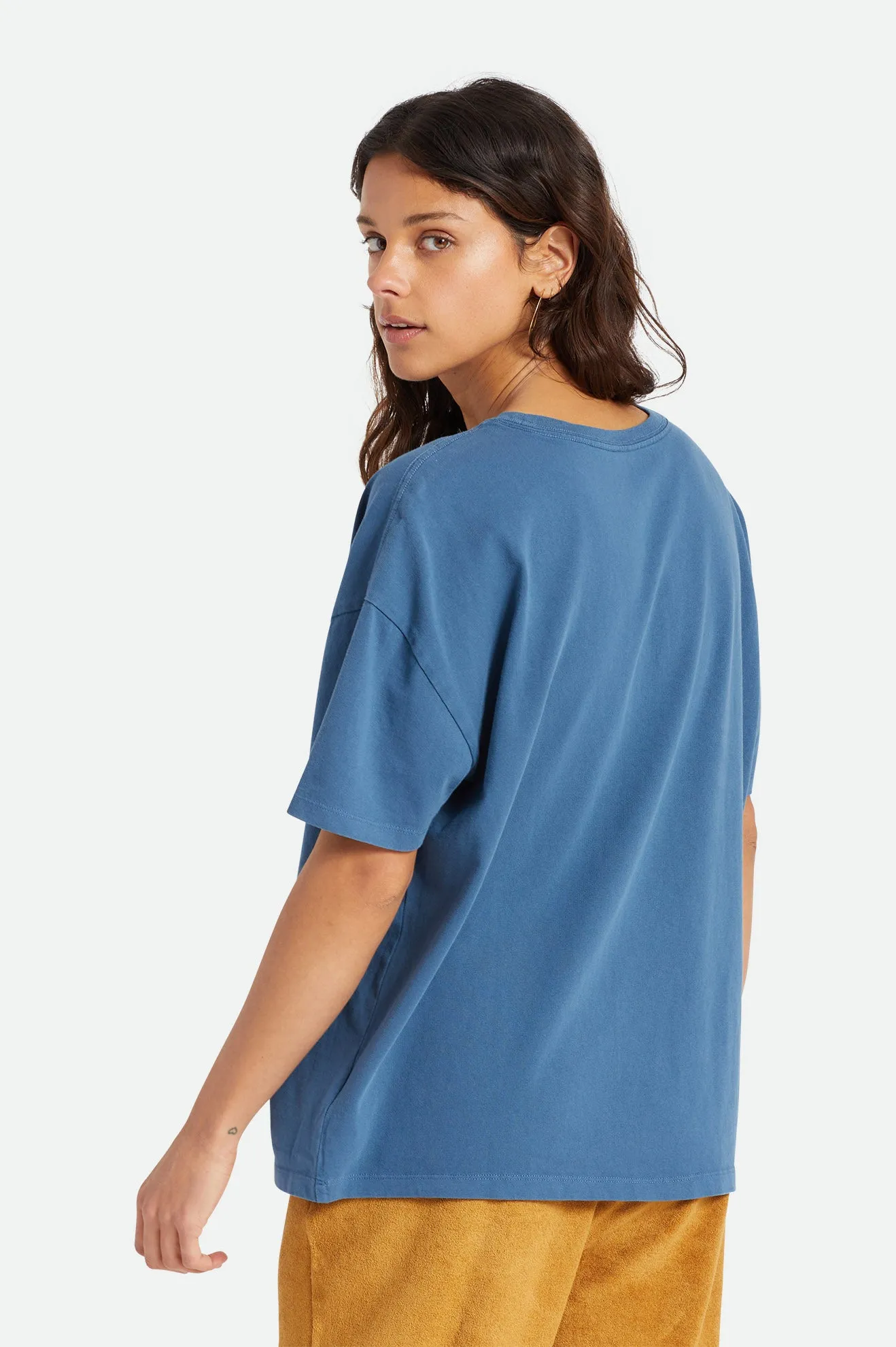 Oversized Boyfriend Tee - Joe Blue sold by Brixton product image thumbnail 4