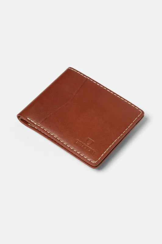 Traditional Leather Wallet - Brown sold by Brixton