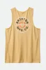 Crest Tank Top - Straw sold by Brixton