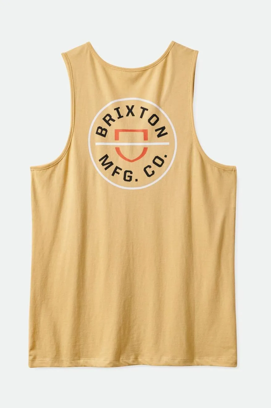 Crest Tank Top - Straw sold by Brixton product image thumbnail 2