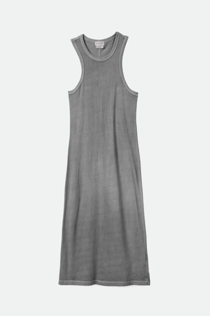 Carefree Organic Garment Dyed Tank Dress - Washed Black sold by Brixton product image thumbnail 4