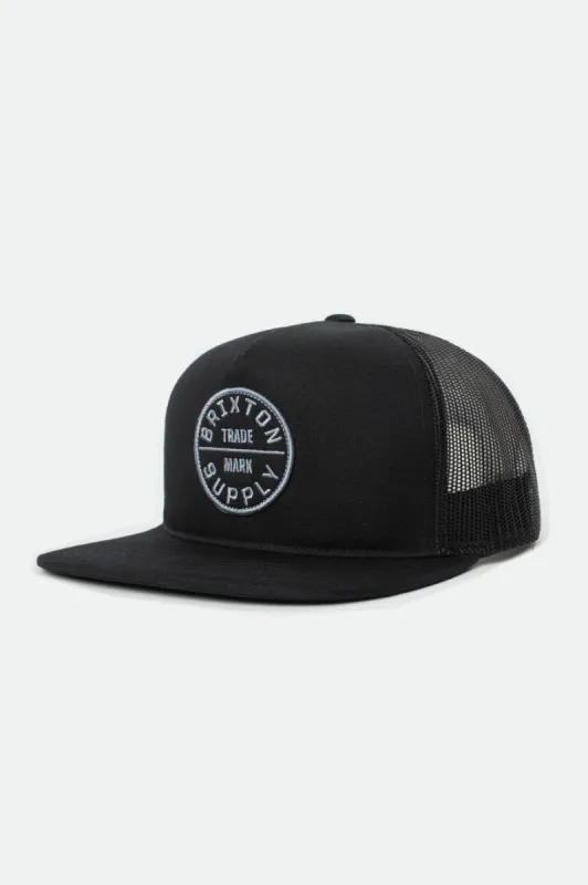 Oath III Mesh Cap - Black/Black sold by Brixton