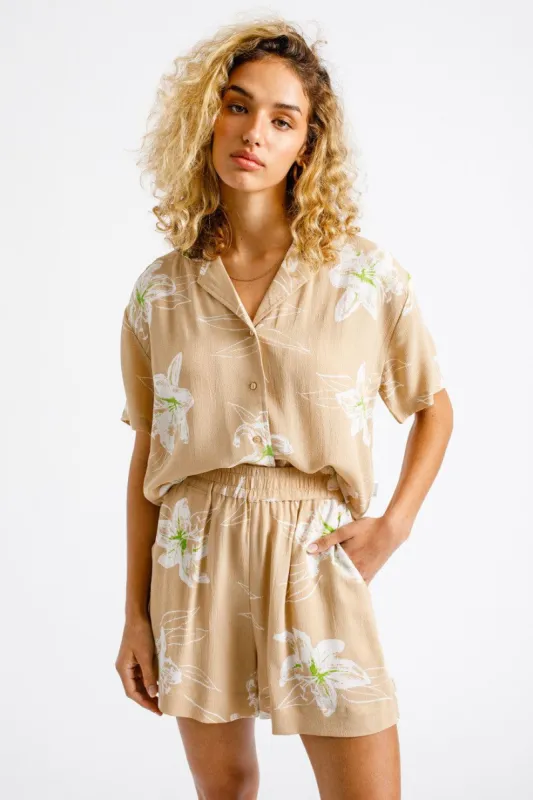 Naomi S/S Woven - Safari sold by Brixton