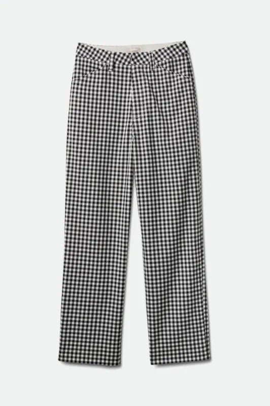 Thurston Pant - Black/Off White sold by Brixton