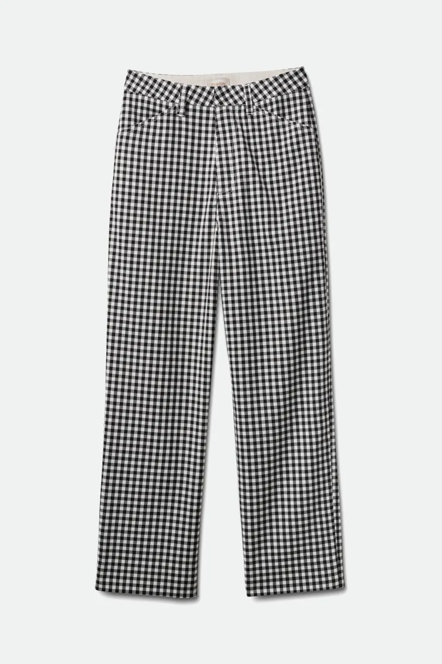 Thurston Pant - Black/Off White sold by Brixton