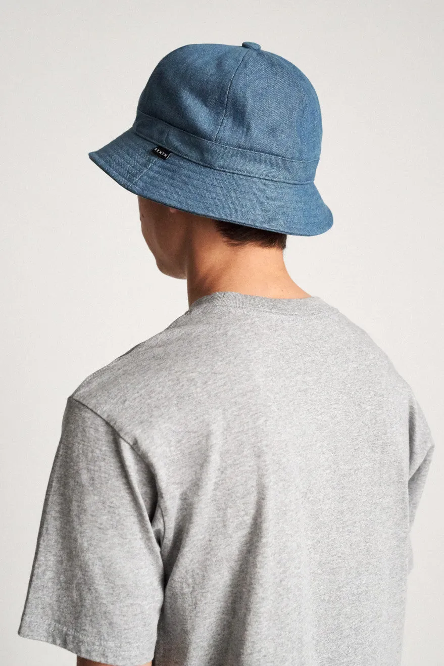 Banks II Bucket Hat - Blue Washed Denim sold by Brixton product image thumbnail 4