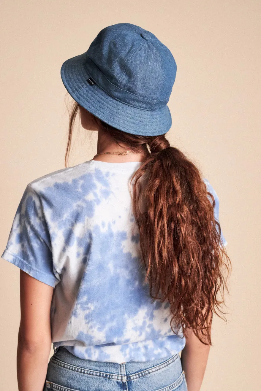 Banks II Bucket Hat - Blue Washed Denim sold by Brixton product image thumbnail 5