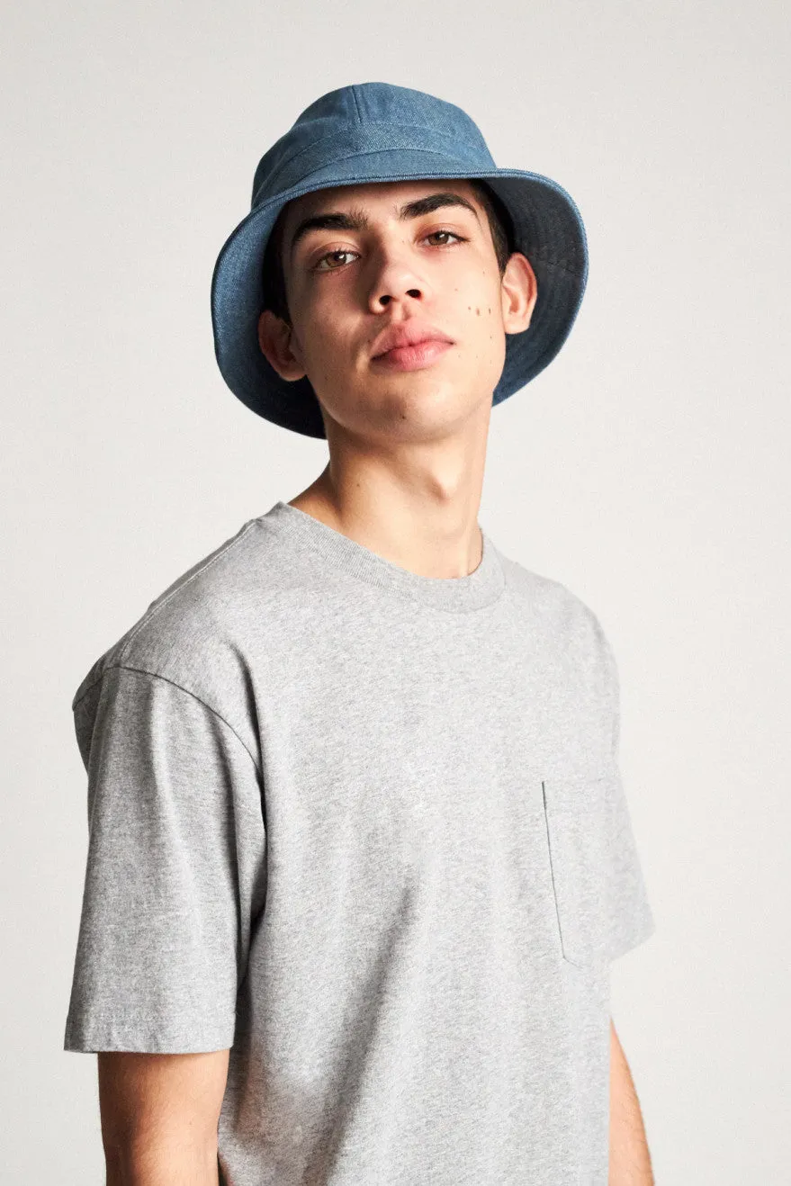 Banks II Bucket Hat - Blue Washed Denim sold by Brixton product image thumbnail 2