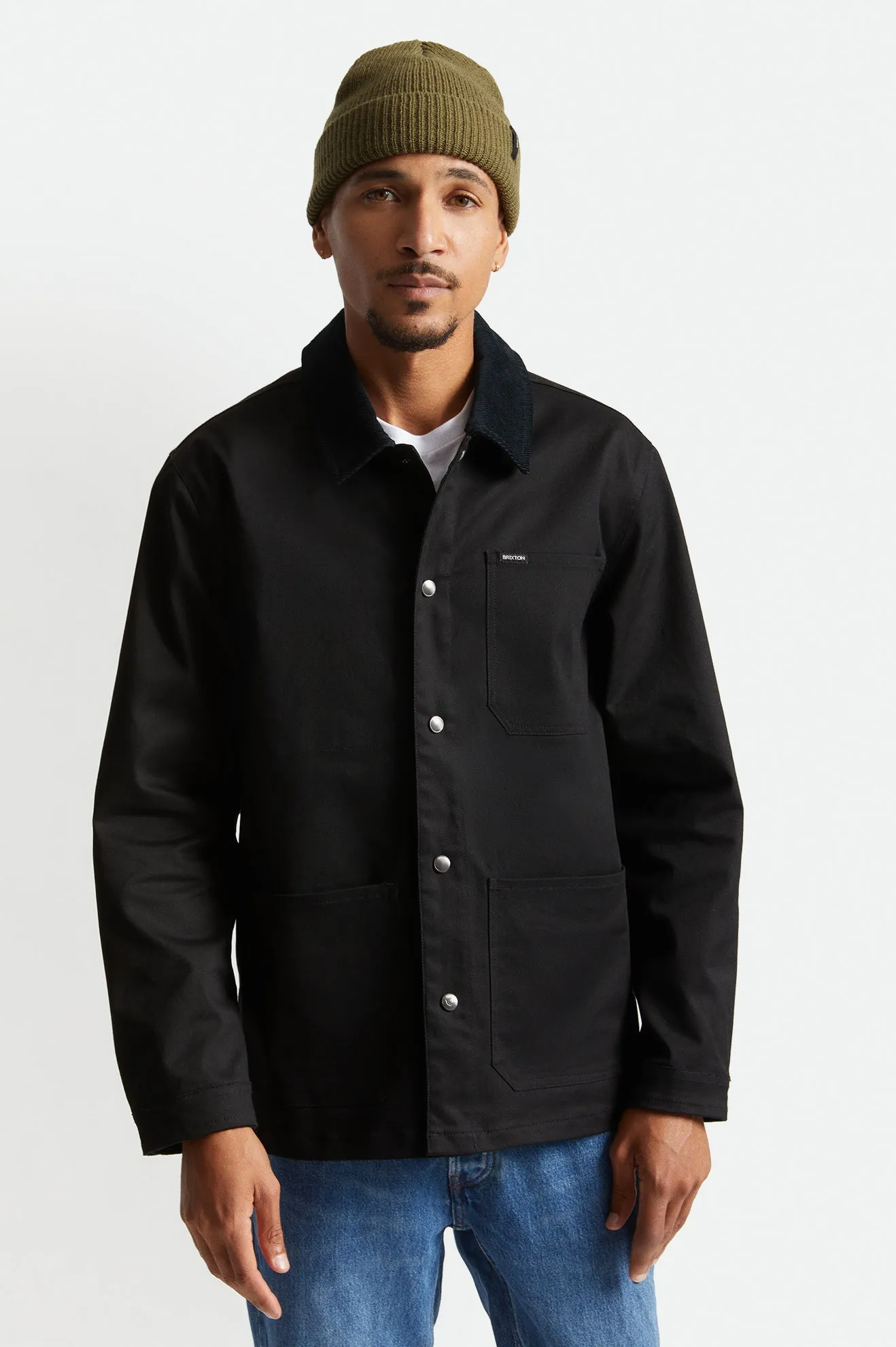 Survey Utility Chore Coat - Black sold by Brixton