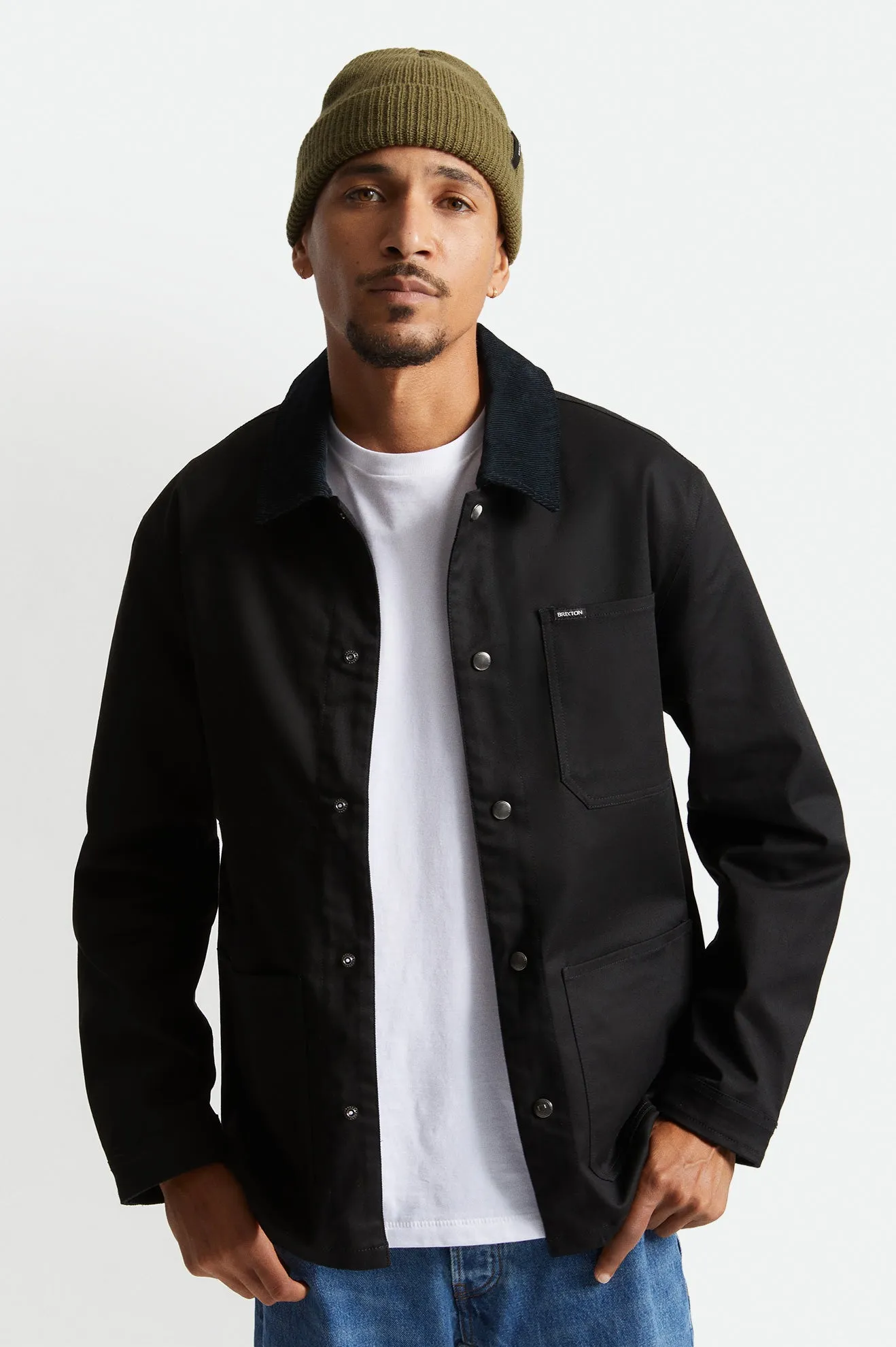 Survey Utility Chore Coat - Black sold by Brixton product image thumbnail 5