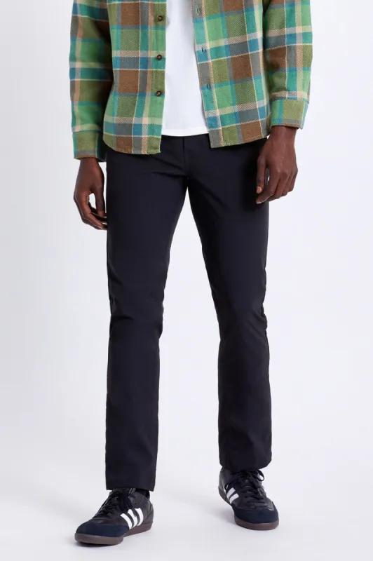 Choice Chino Taper Utility Pant - Black sold by Brixton