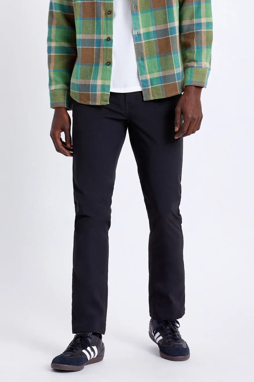 Choice Chino Taper Utility Pant - Black sold by Brixton